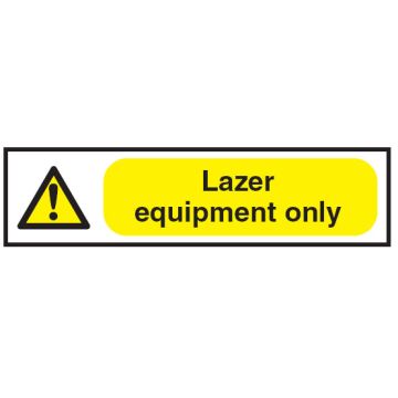 Power Point Warning Labels - Laser Equipment Only