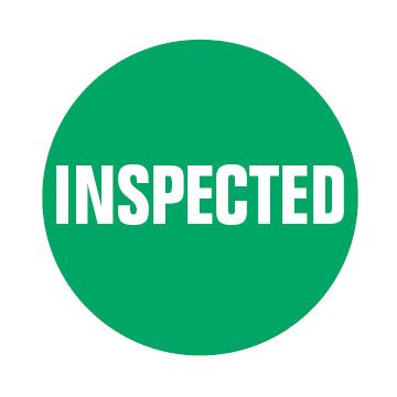 Pre-Printed Paper Labels - Inspected