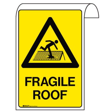Scaffolding Safety Signs - Fragile Roof