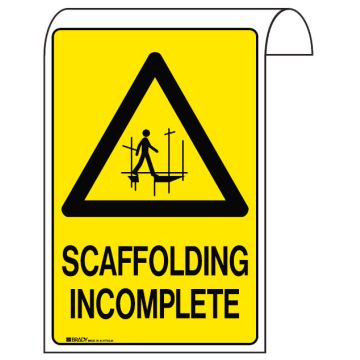 Scaffolding Safety Signs - Scaffolding Incomplete