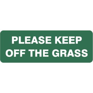 Garden & Lawn Signs - Keep Off The Grass