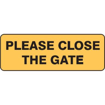 Garden & Lawn Signs - Close The Gate