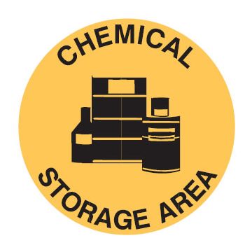 Safety Floor Marker - Chemical Storage Only