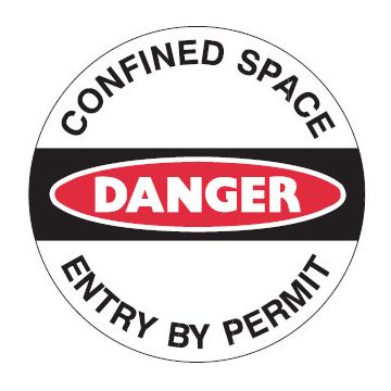 Safety Floor Marker - Confined Space