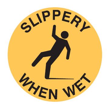 Safety Floor Marker - Slippery When Wet