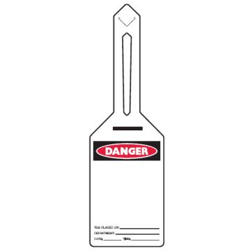 Self Locking Safety Tags - Danger Blank