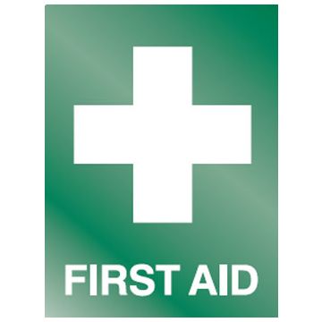 Deluxe Fire/Emergency Signs - First Aid W/Picto