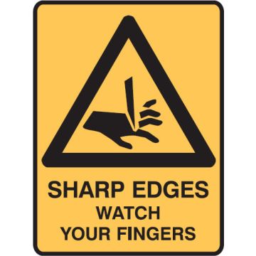 Small Labels - Sharp Edges Watch Your Fingers