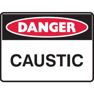 Danger Signs - Caustic