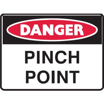 Machinery Signs - Pinch Point