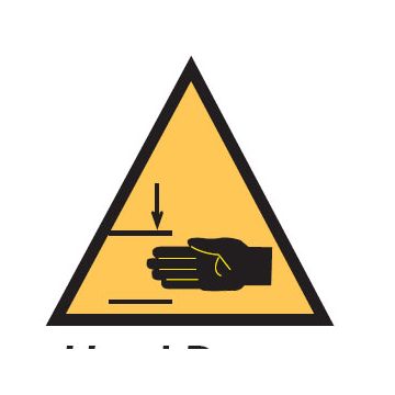 International Labels - Hand Danger Picto