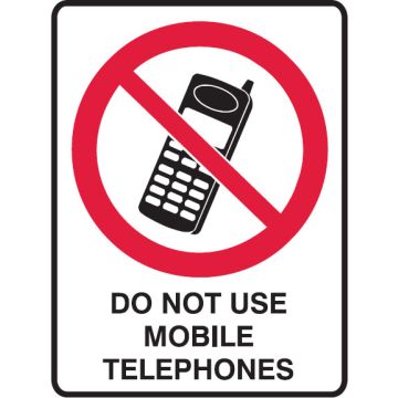 Small Labels - Do Not Use Mobile Telephones