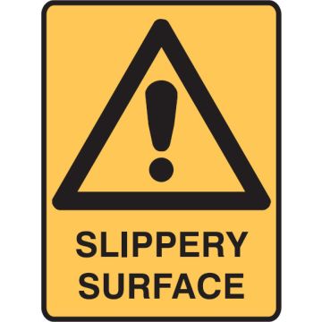 Warning Signs - Slippery Surface