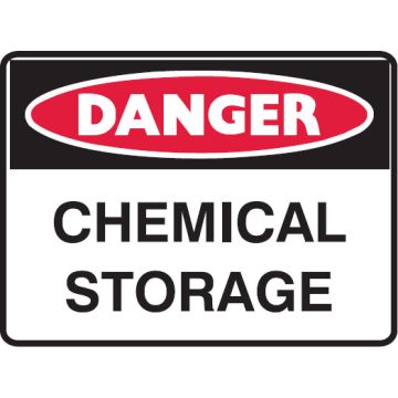 Danger Signs - Chemical Storage