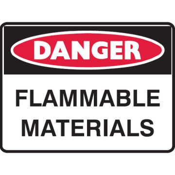 Danger Signs - Flammable Materials