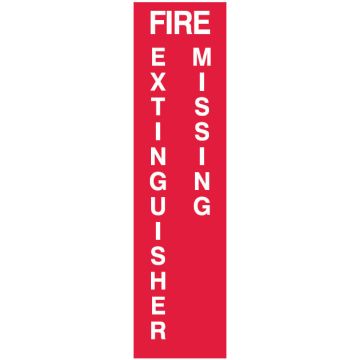 Fire Signs - Fire Extinguisher Missing