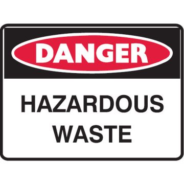 Hazardous Substance Signs - Hazardous Waste