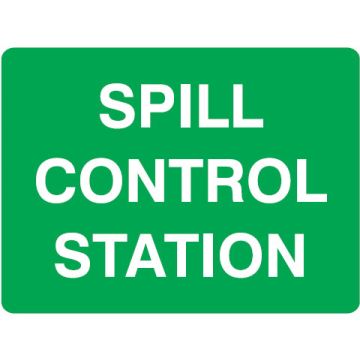 First Aid Signs - Spill Control Station