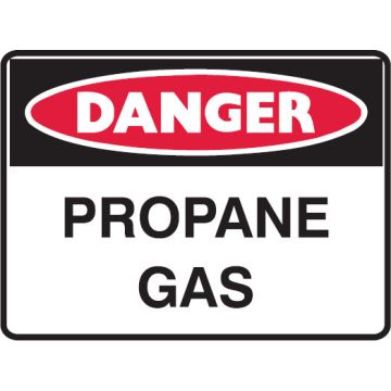 Hazardous Substance Signs - Propane Gas