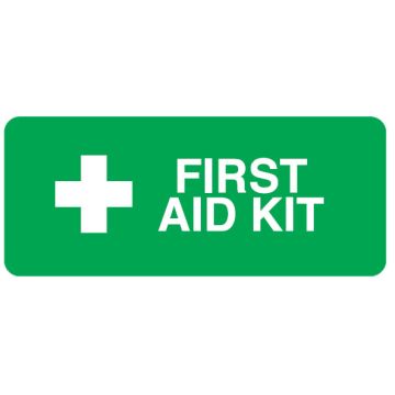 First Aid Kit Signs Green