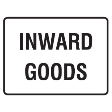 Receiving/Despatch Signs - Inward Goods
