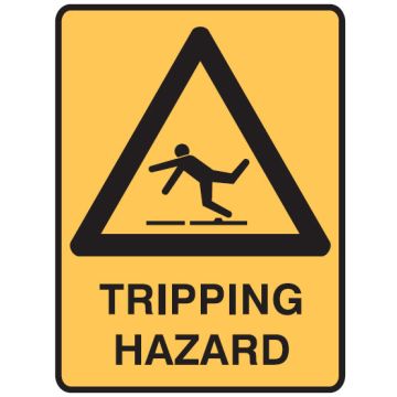Warning Signs - Tripping Hazard