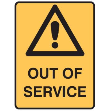 Lockout Signs  - Out Of Service