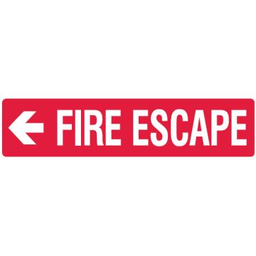 Fire Signs - Fire Escape