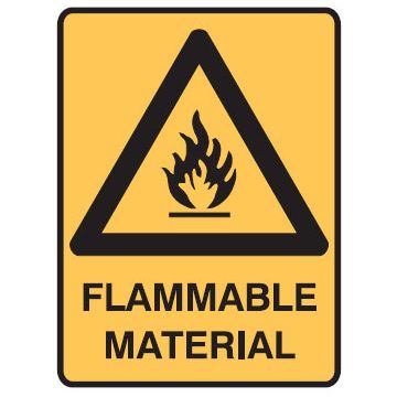 Flammable Material Signs - Flammable Material