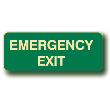 Exit & Evacuation Floor Signs - Emergency Exit