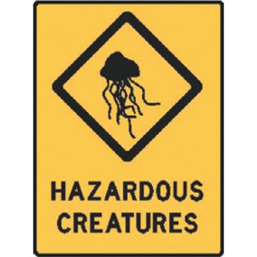 Water Safety Signs -Aussie - Hazardous Creatures