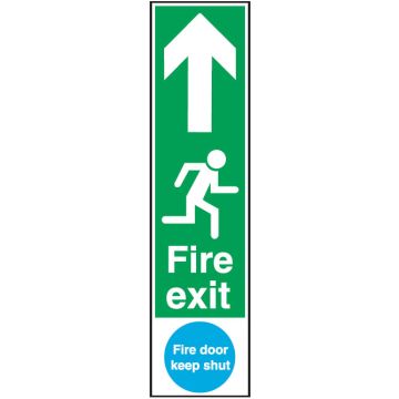 Door Exit/Directional Signs - Fire Exit Fire Door Keep Shut