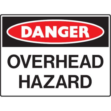 Mining Signs - Overhead Hazard