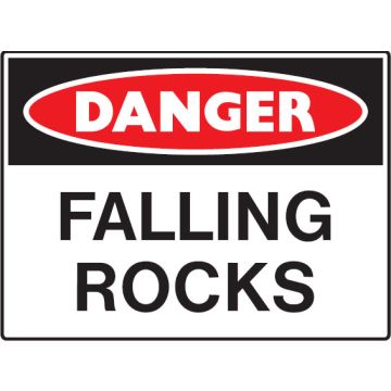 Mining Signs - Falling Rocks
