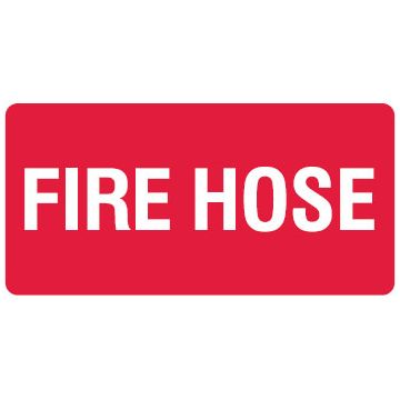 Standard Fire Signs  - Fire Hose