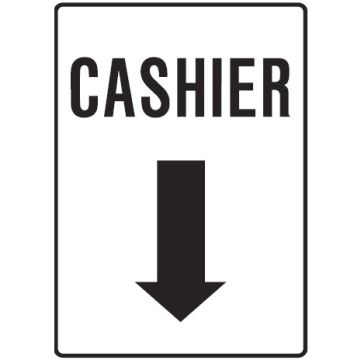 Car Park Station Signs - Cashier