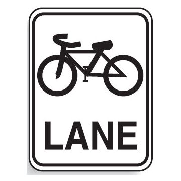Regulatory Signs - Bike Lane