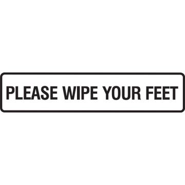 Seton Sign Pack - Wipe Your Feet