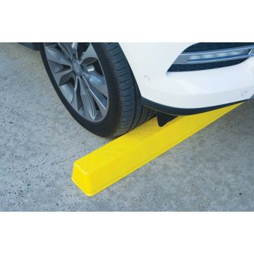 Compliance One-Piece Wheel Stop Yellow