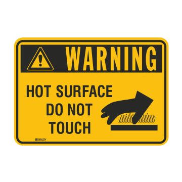  Toughwash® Warning Signs - Hot Surface