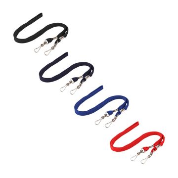 Lanyard with Dual Swivel Hooks, 10mm, Pack 50