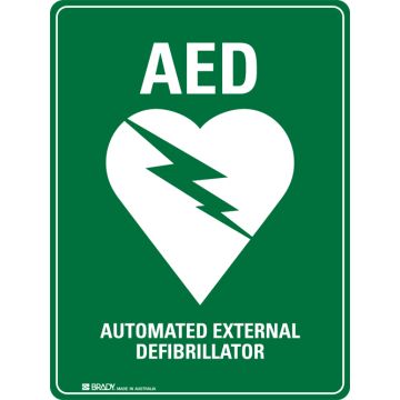 AED Defib Signs
