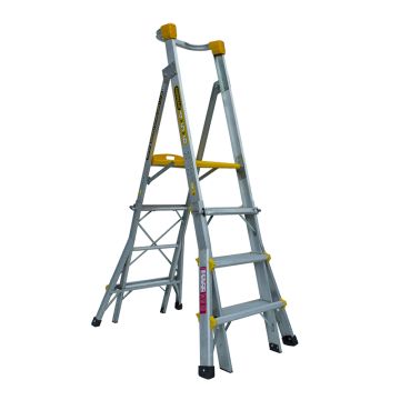 Gorilla Aluminium Adjustable Platform Ladder