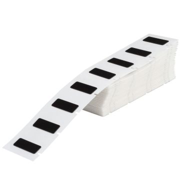 Raised Panel Labels for M710 Printers - 45.00 mm (W) x 15.00 mm (H), Black, M7-6-7593-BK, Box of 100 Labels
