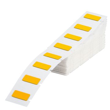 Raised Panel Labels for M710 Printers - 45.00 mm (W) x 15.00 mm (H), Yellow, M7-6-7593-YL, Box of 100 Labels