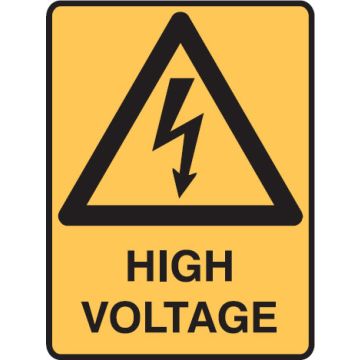 Warning Signs - High Voltage