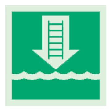 Imo Fire And Evacuation Signs - Ladder Picto