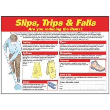 Safety Posters - Slips, Trips & Falls