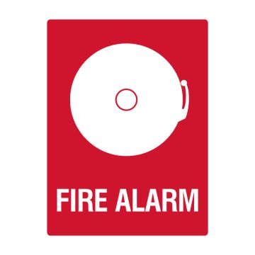 Fire Signs - Fire Alarm, 600mm (W) x 450mm (H), Flute
