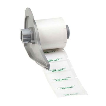 Harsh Environment Multi-Purpose Polyester Labels -19.05 mm (H) x 38.10 mm (W), for M7 Printers, M7-30-423-TEST, Roll of 250 Labels